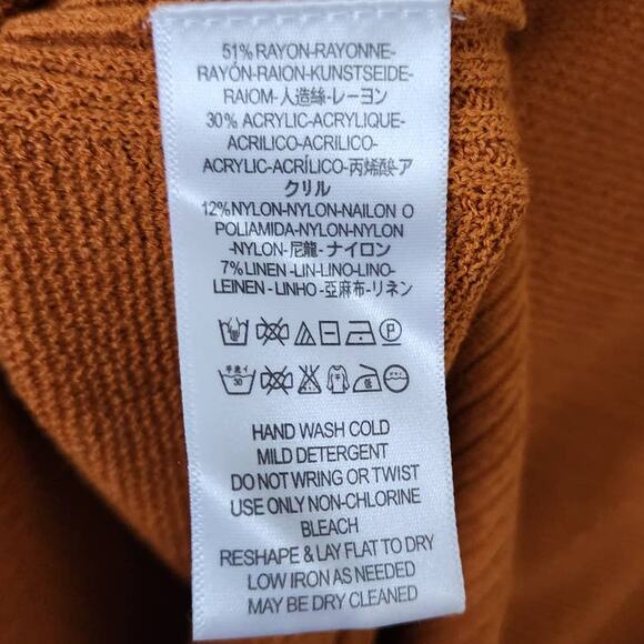 Free People Criss Cross Tunic Sweater Dress in Ginger Root - Picture 8 of 9